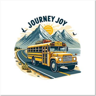 School Bus Journey Joy Posters and Art